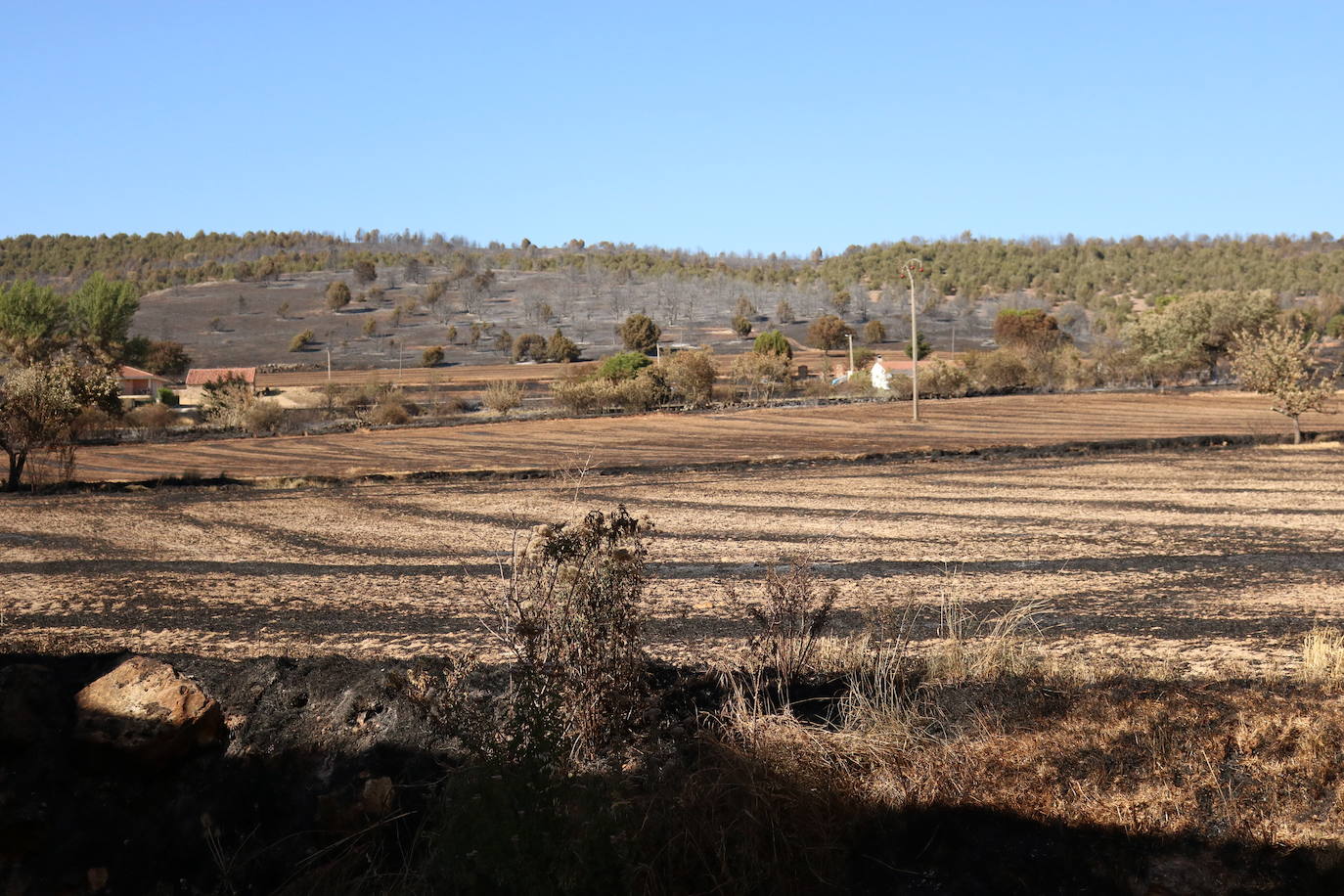 Fotos: Los vecinos de Santibáñez del Val vuelven a sus casas