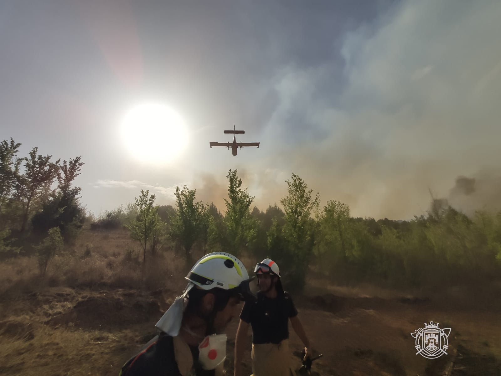 Fotos: Los Bomberos de Burgos en el incendio de Quintanilla del Coco