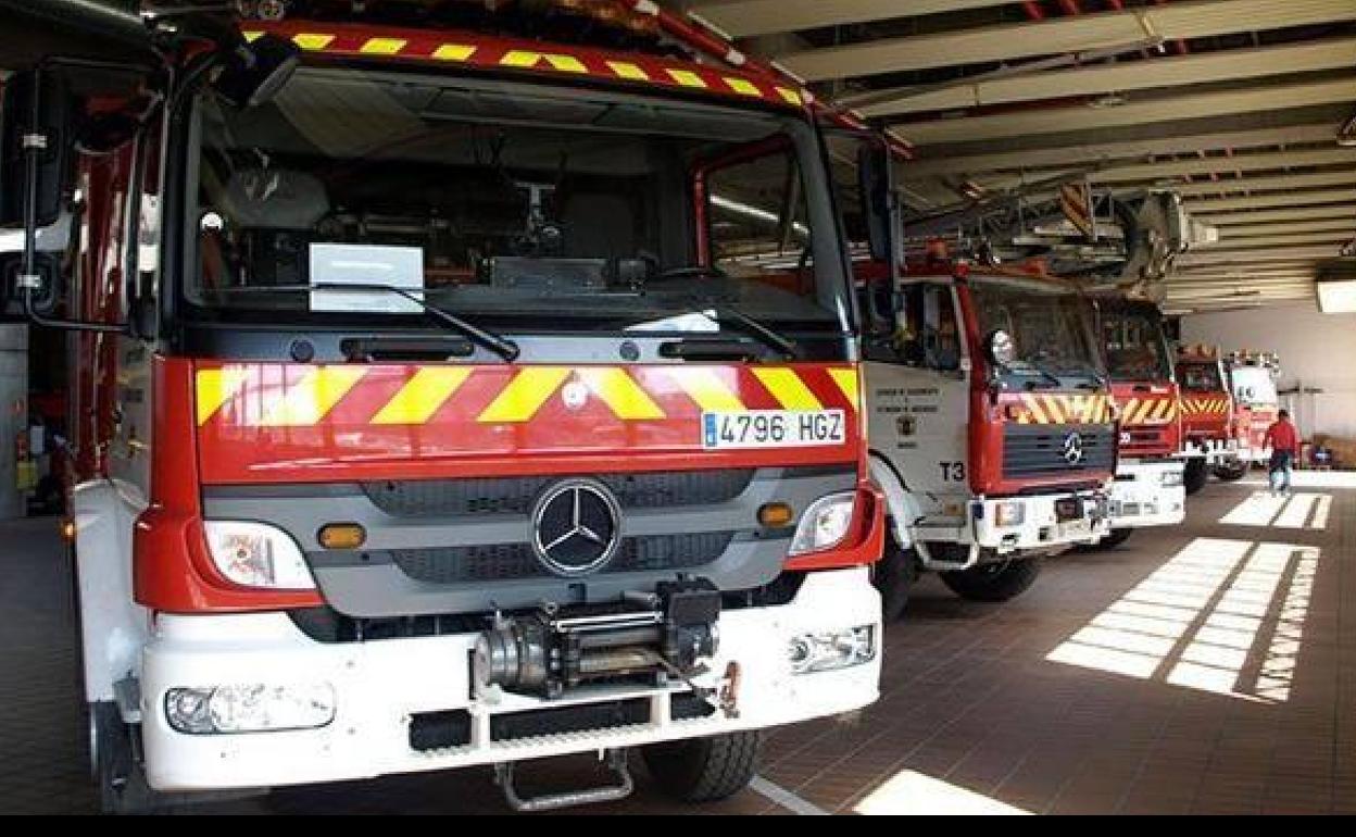 Los Bomberos de Burgos se han desplazado al lugar.