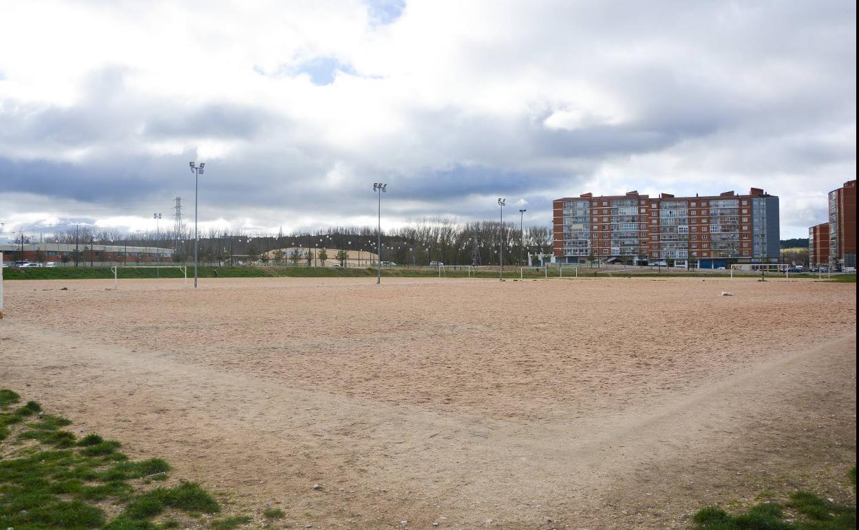 Imagen de archivo de los campos de fútbol del Silo. 