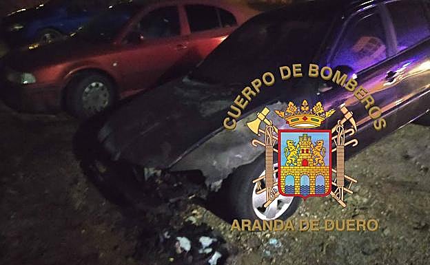 Un nuevo vehículo se suma a la oleada de incendios en los últimos meses en Aranda