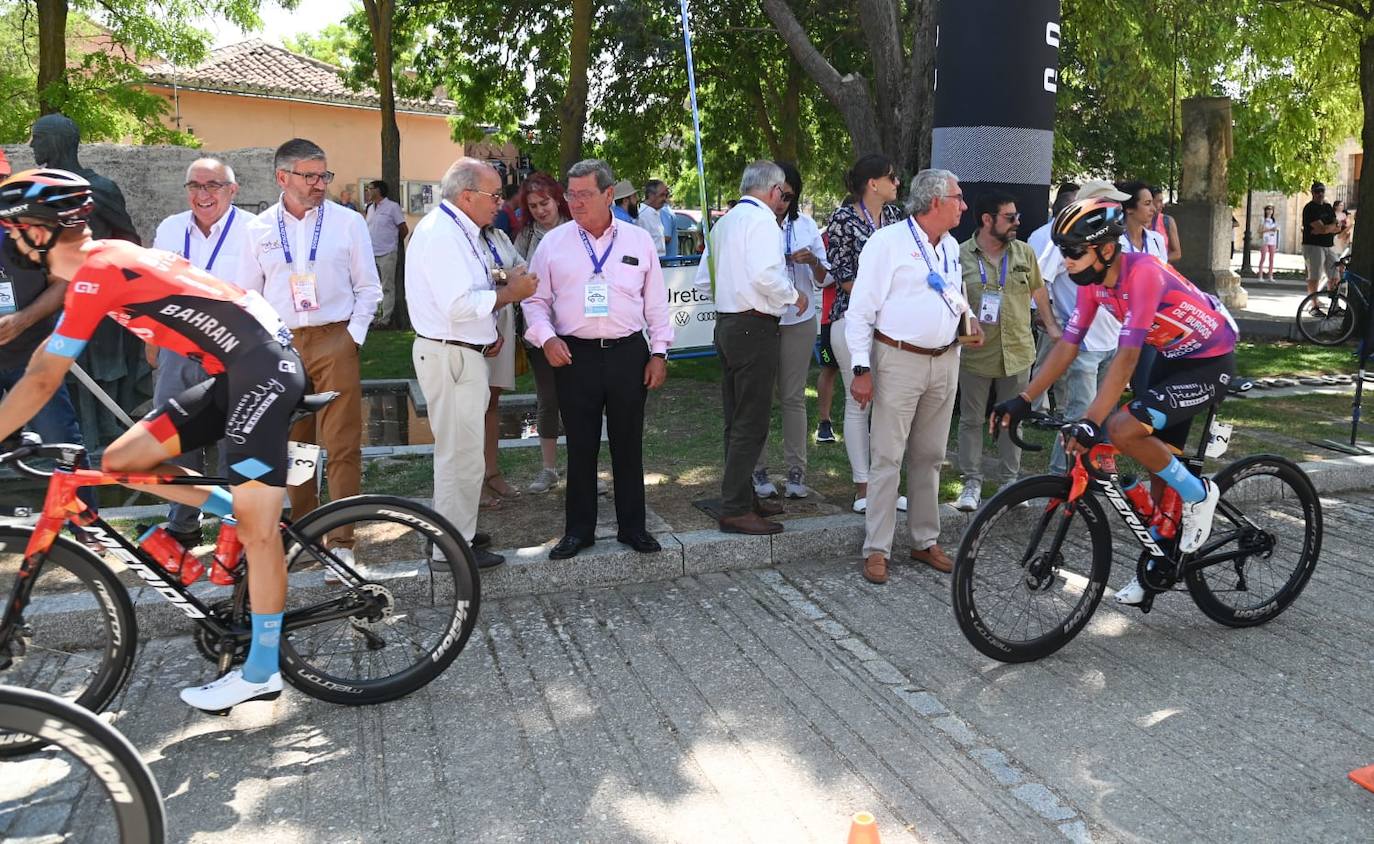 Imágenes de la segunda etapta de la Vuelta a Burgos entre Vivar del Cid y Villadiego