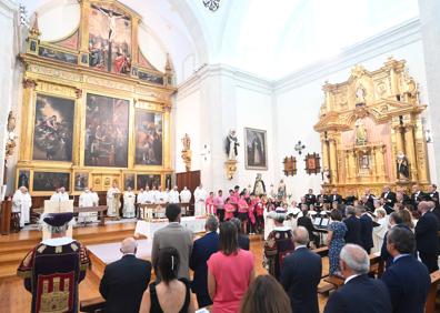 Imagen secundaria 1 - La Diputación pide al patrón de la provincia proteger al campo burgalés de los incendios