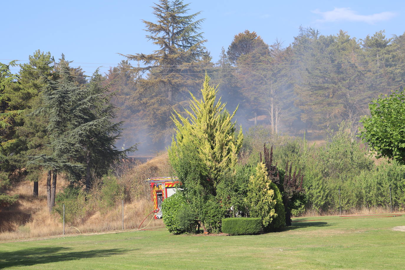 Tierra quemada en el cerro de San Miguel tras el incendio de Fuentecillas