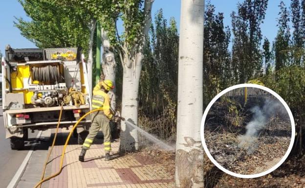 Controlado y sin llamas el incendio de Fuentecillas