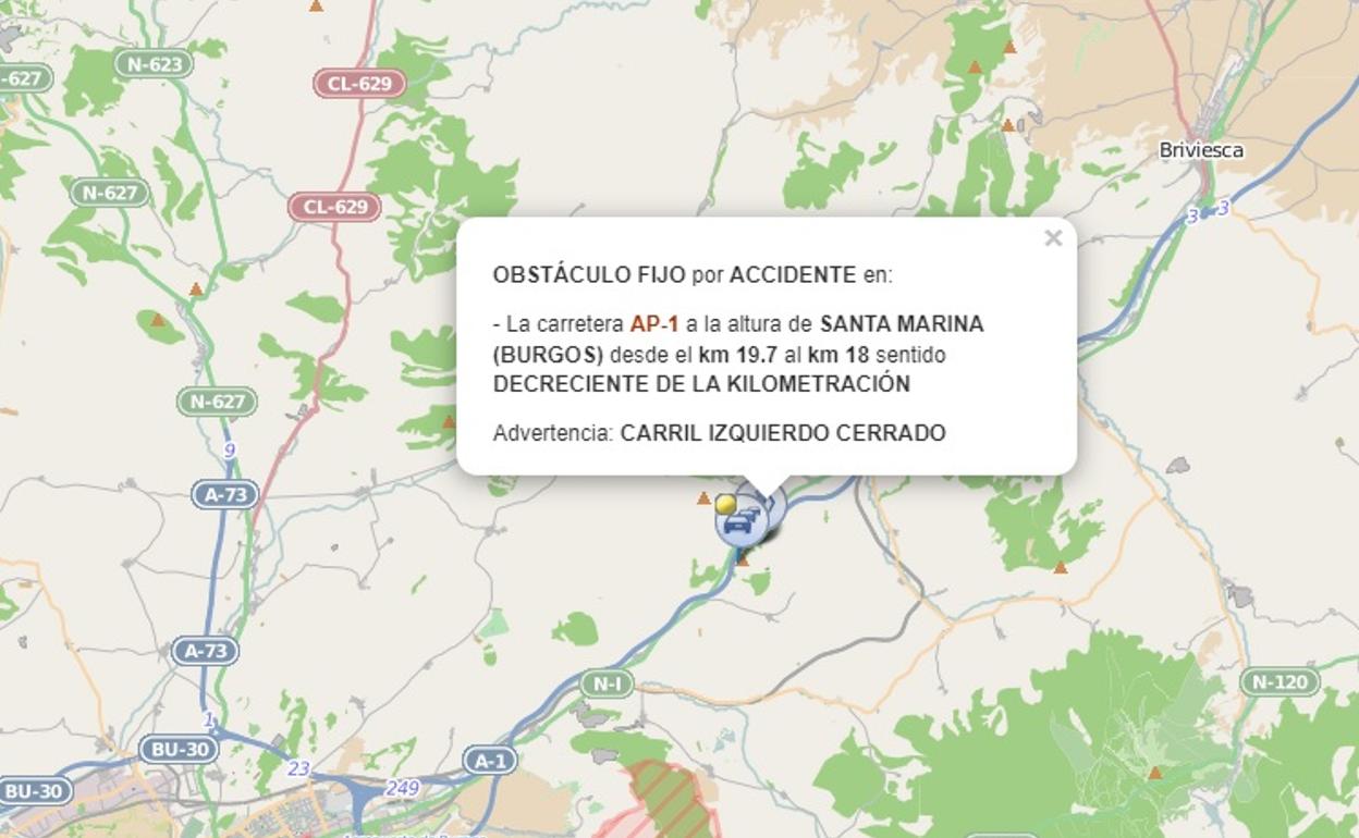 Información del accidente.