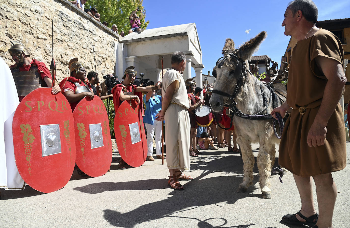 Fotos: Fiesta en honor al dios Baco en Baños de Valdearados (Burgos)