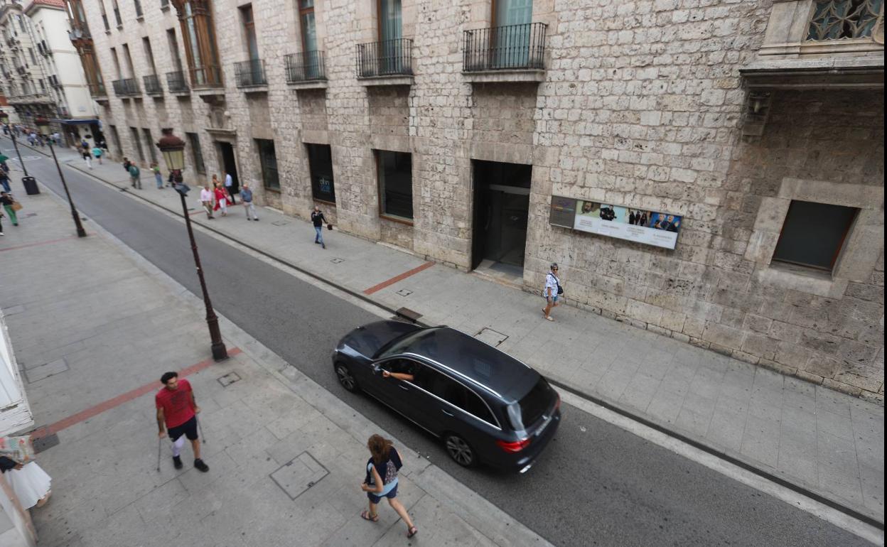 La calle Santander será una de las incluidas en la zona de bajas emisiones. 