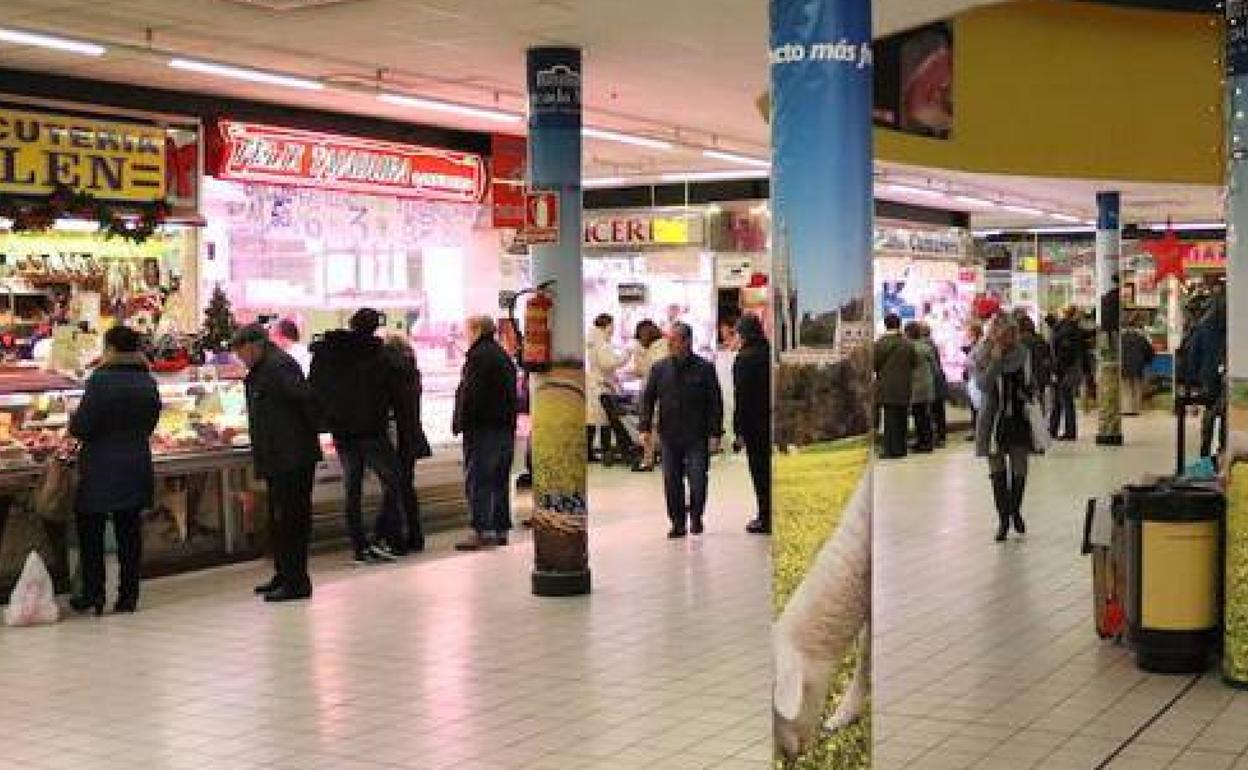 Interior del Mercado Norte de Burgos. 