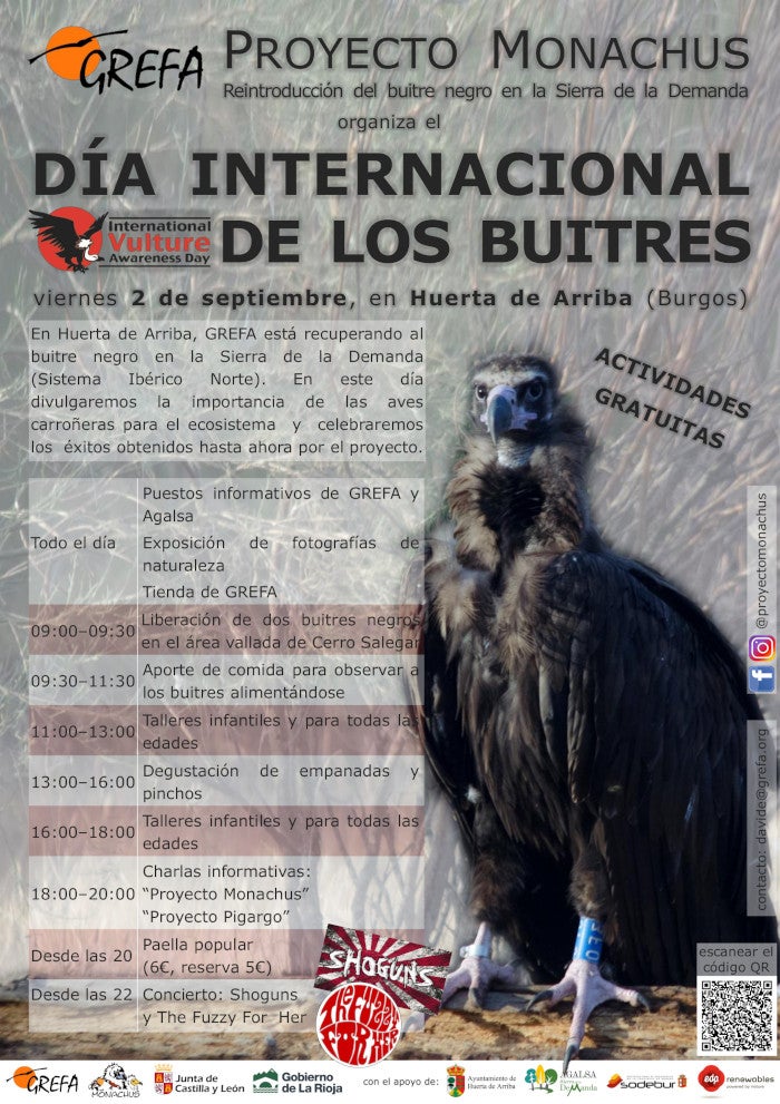 Cartel de la jornada. 