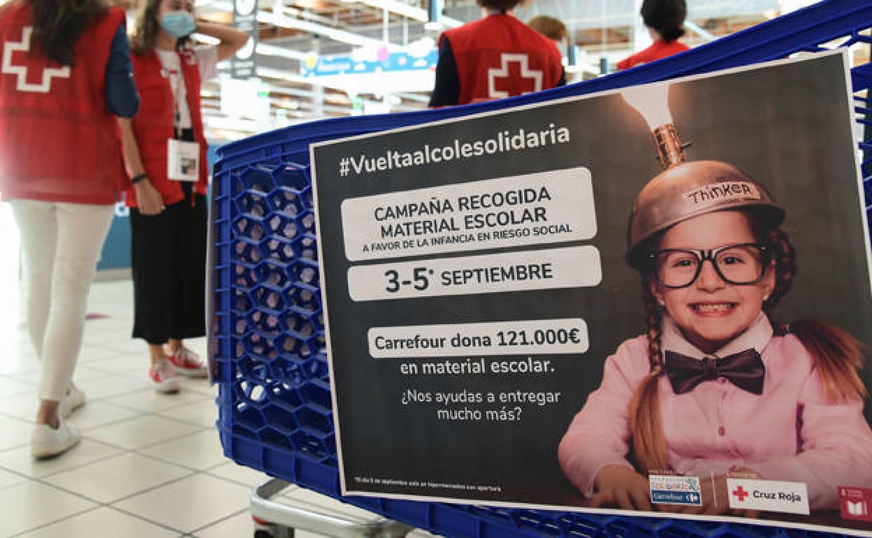 Comienza la campaña solidaria para la vuelta al cole en Burgos