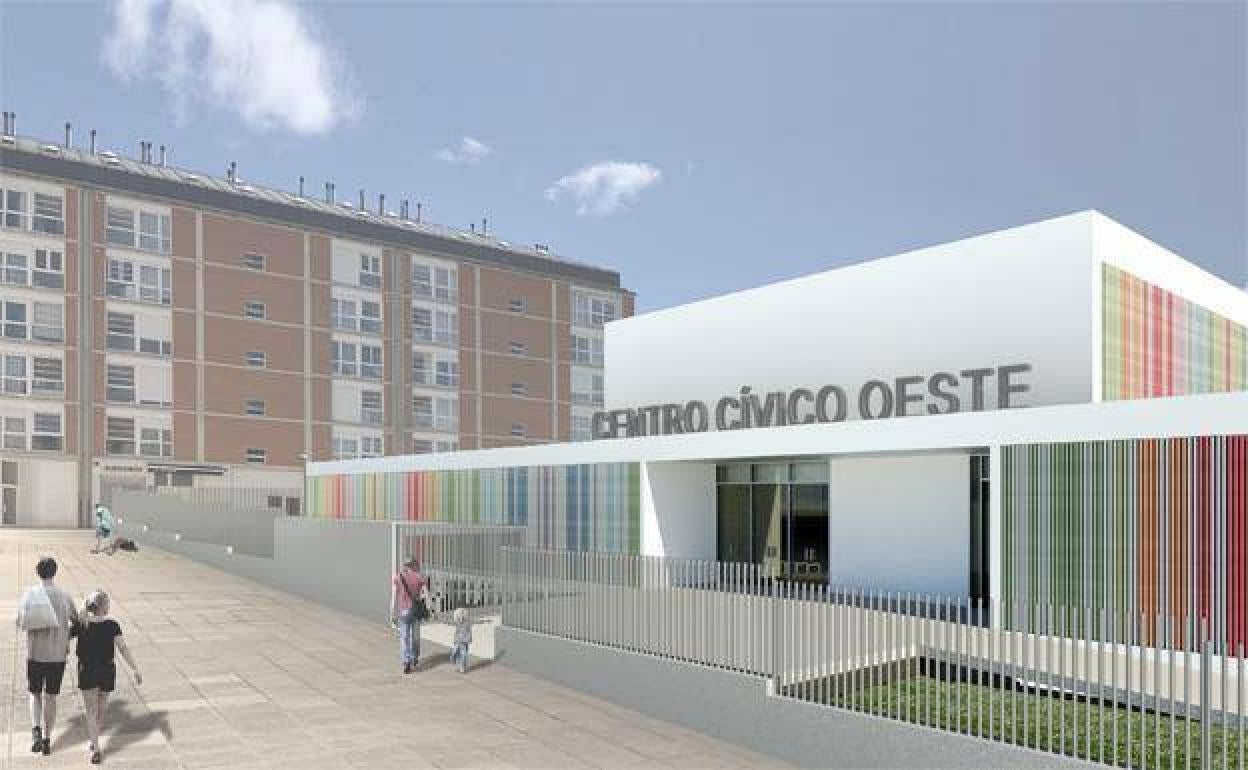 Proyecto para el centro cívico de Fuentecillas.