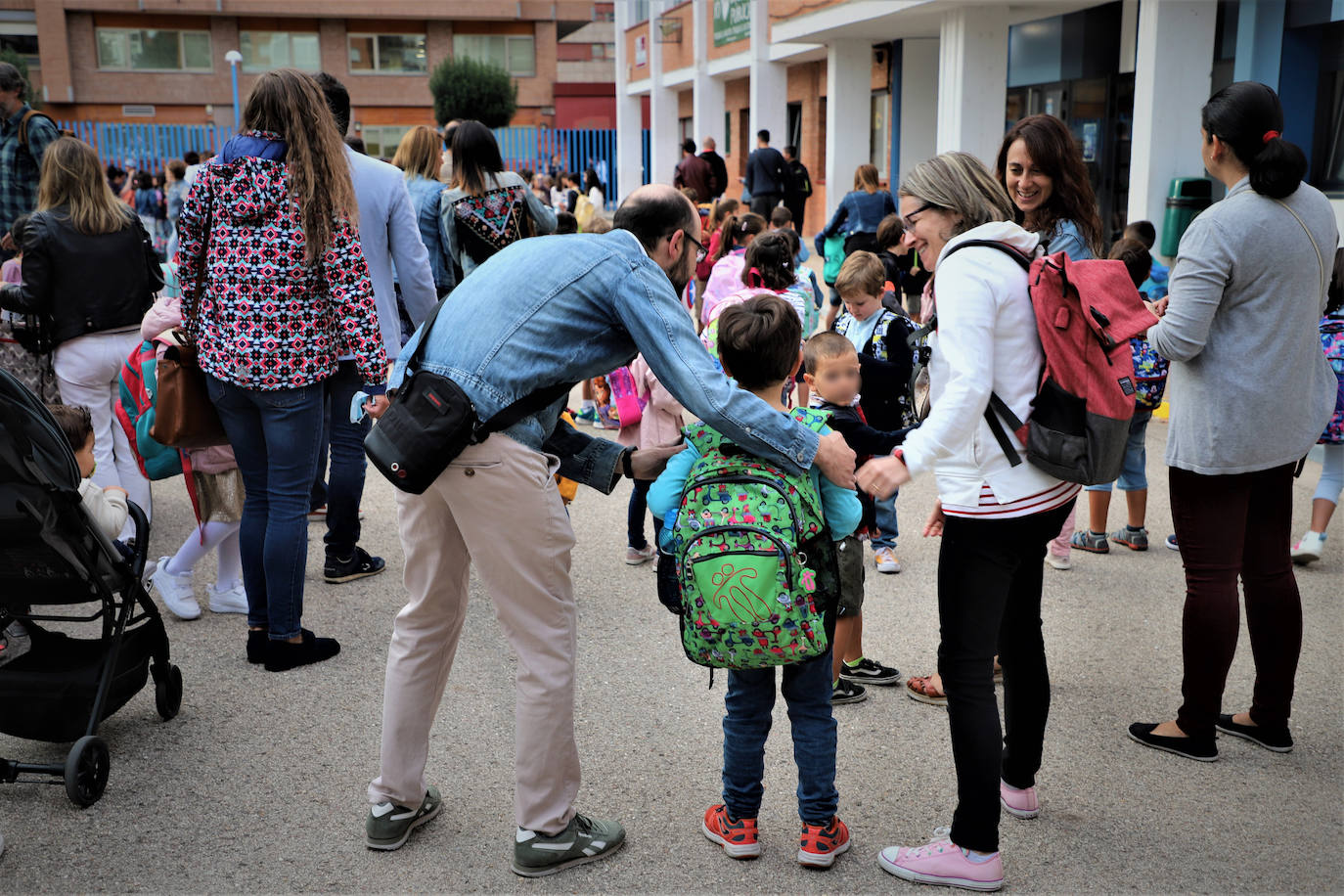 El regreso al colegio se ha desarrollado con normalidad en la provincia de Burgos. 