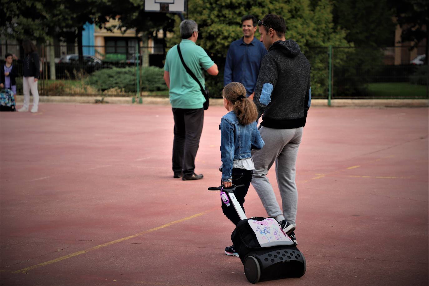 El regreso al colegio se ha desarrollado con normalidad en la provincia de Burgos. 