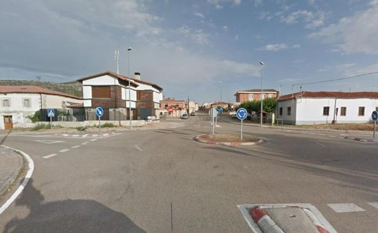 Travesía de entrada a Hortigüela. 