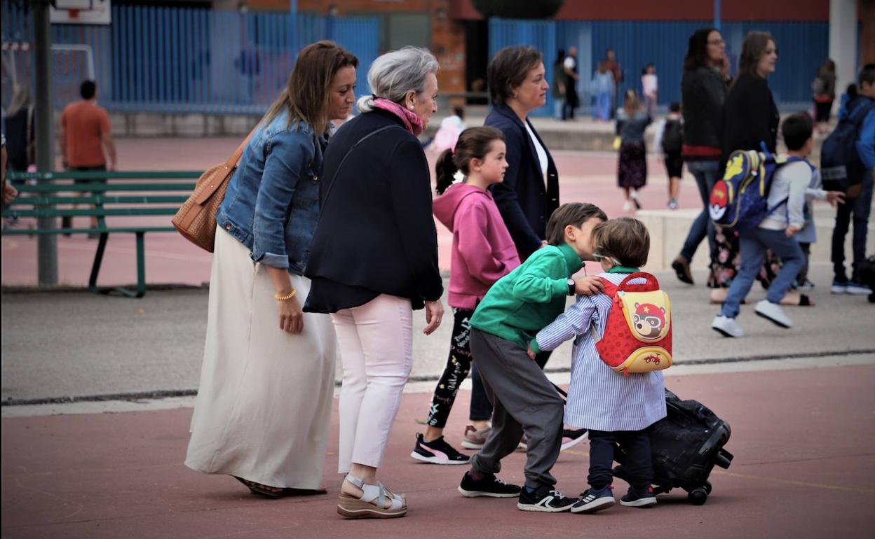 Regreso a las aulas en los colegios de Burgos. 