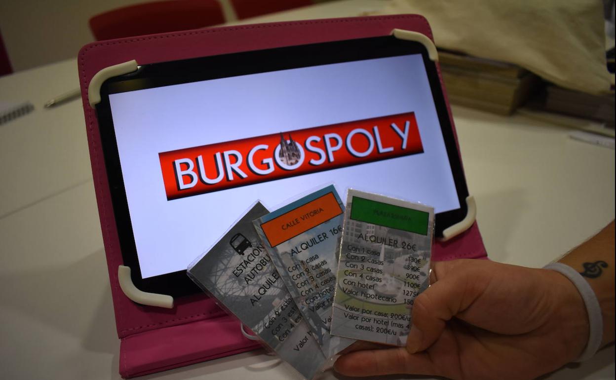 Algunas tarjetas del Monopoly burgalés 