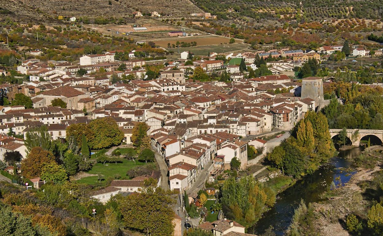 Localidad de Covarrubias. 