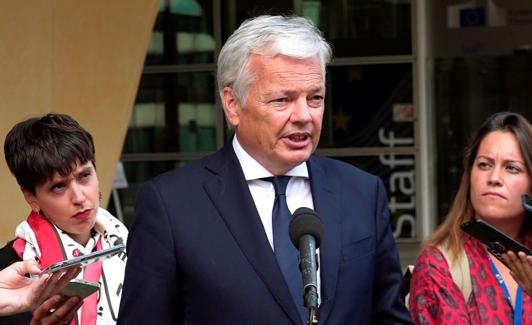 El comisario europeo de Justicia, Didier Reynders.