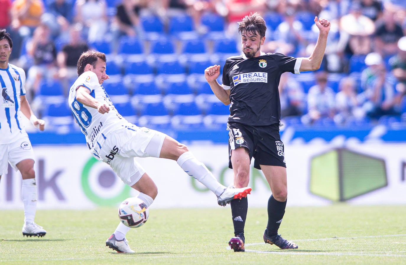 Imágenes del empate del Burgos ante Leganés en Butarque