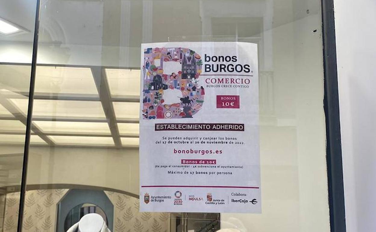 Imagen de una zona comercial de Burgos.