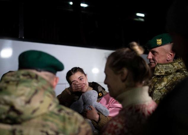 Fotos: Más de 100 mujeres ucranianas liberadas en un intercambio de prisioneros