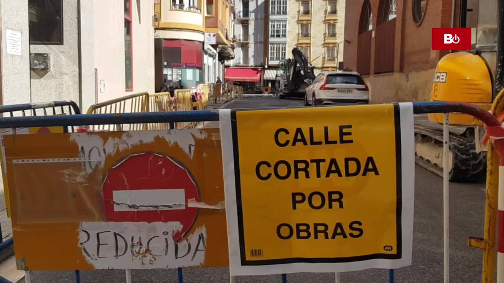 Obras en la calle Fidel García de Miranda