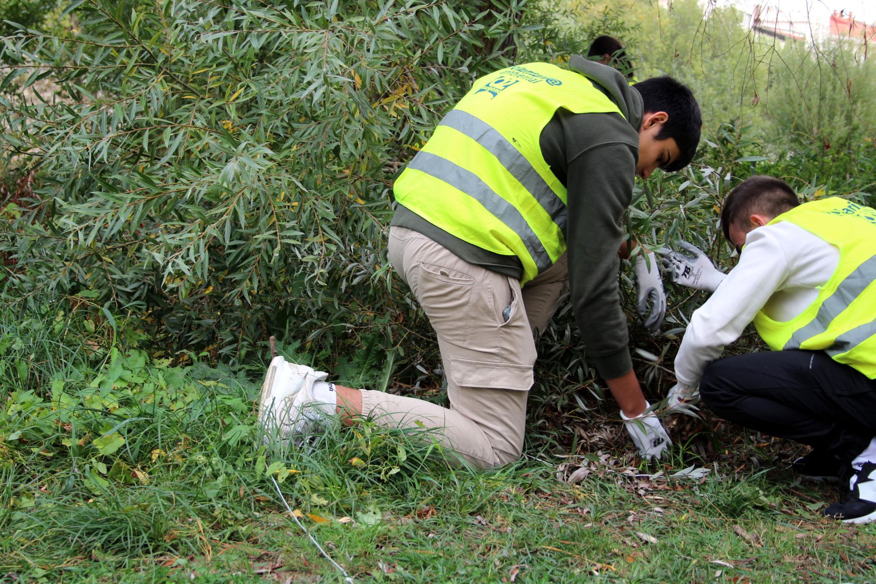 Fotos: En busca de plásticos en los ríos de Burgos