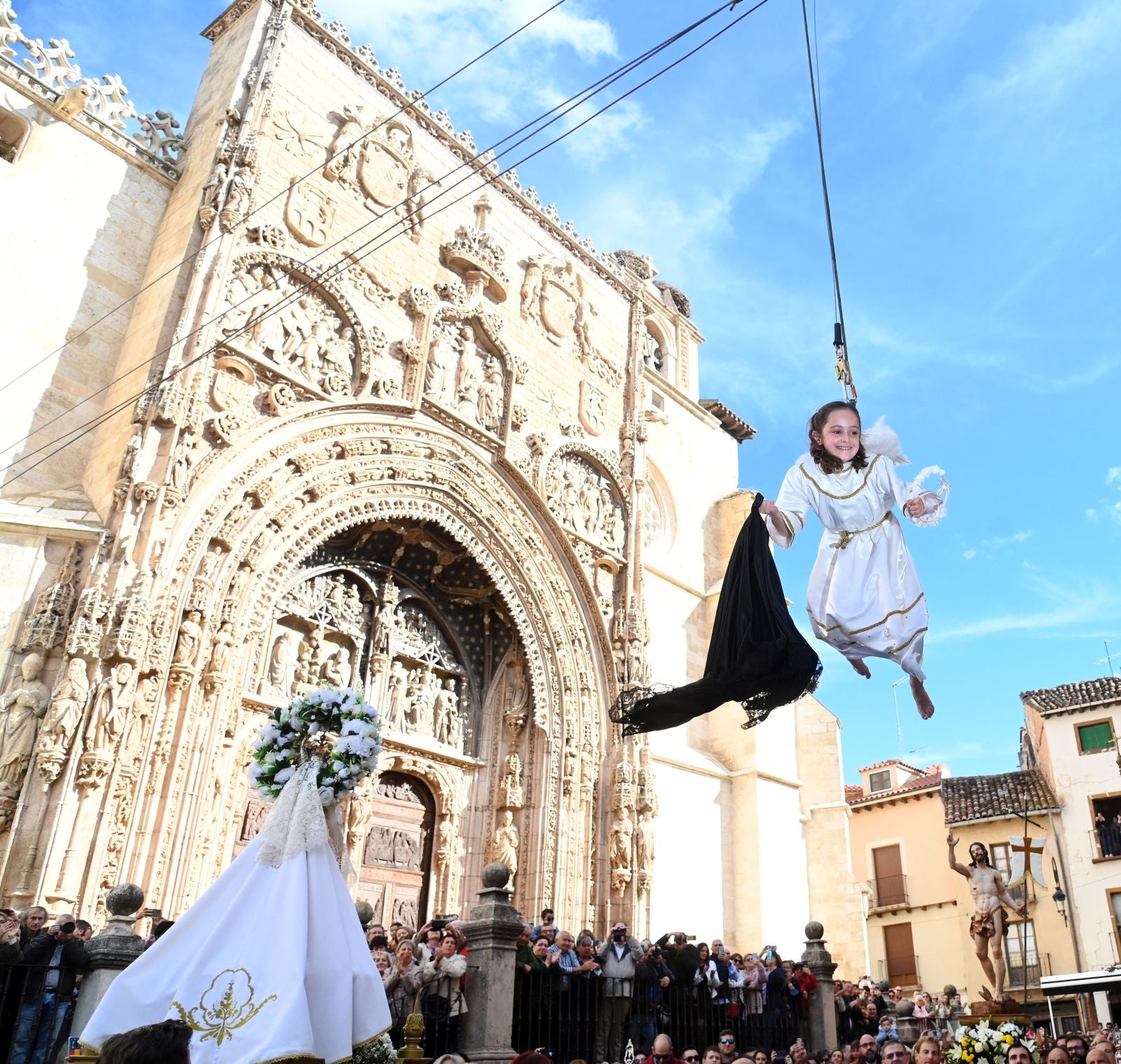 Fotos: Aranda revive la &#039;Bajada del Ángel&#039;