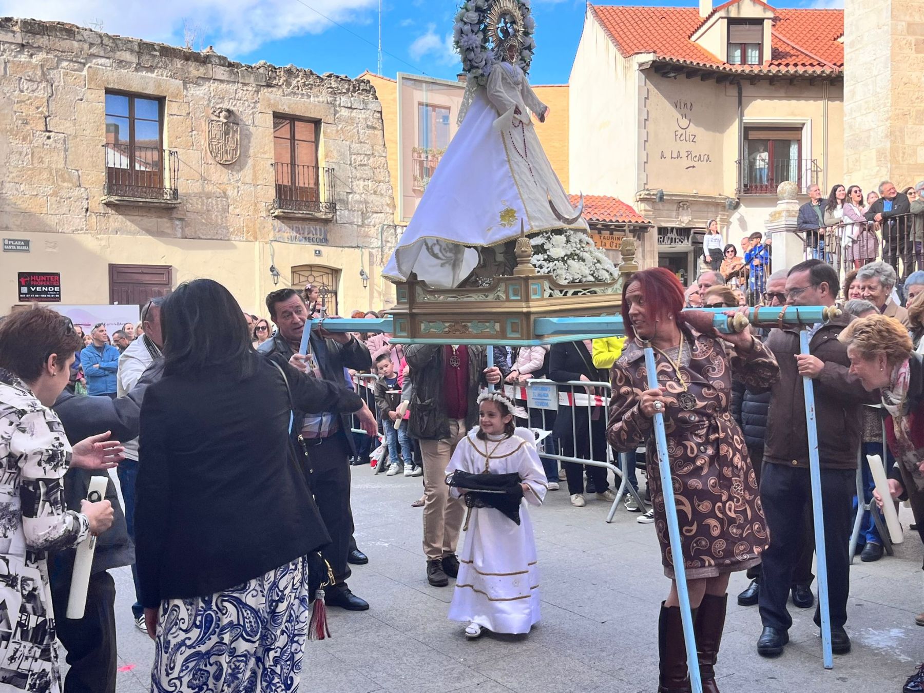 Fotos: Aranda revive la &#039;Bajada del Ángel&#039;