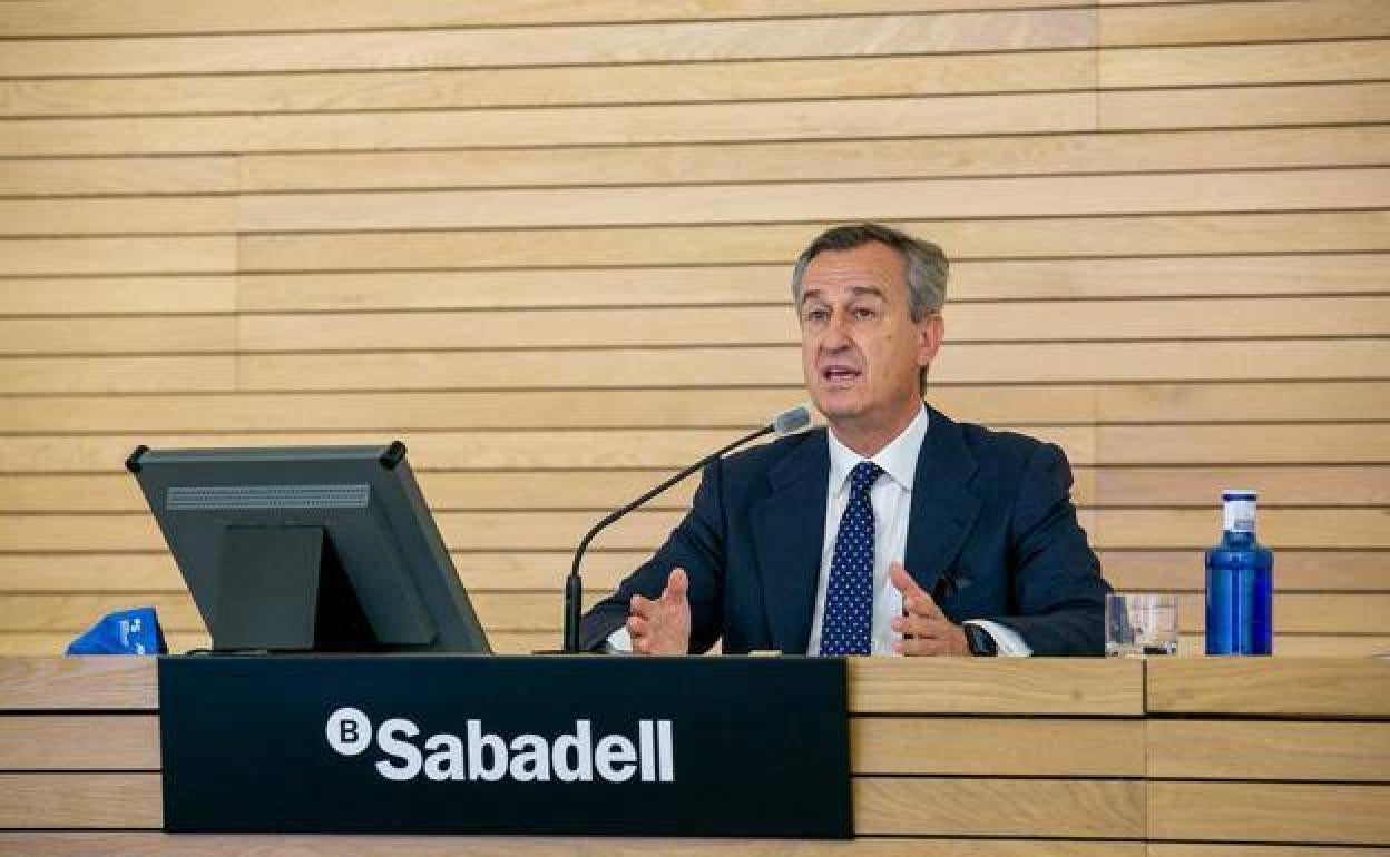 César Gonález Bueno, consejero delegado de Banco Sabadell. 