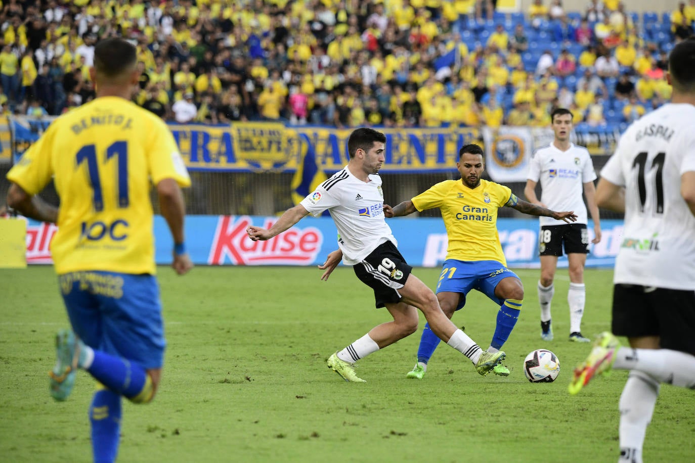 Imágenes de la victoria del Burgos CF ante Las Palmas (0-2) en el estadio de Gran Canaria