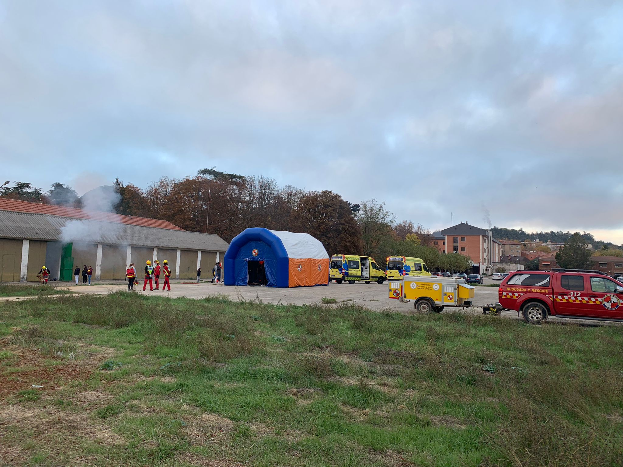 Fotos: Simulacro sanitario en Burgos