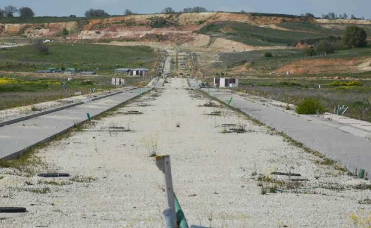 Las obras del Parque tecnológico permanecen paralizadas desde hace años. 