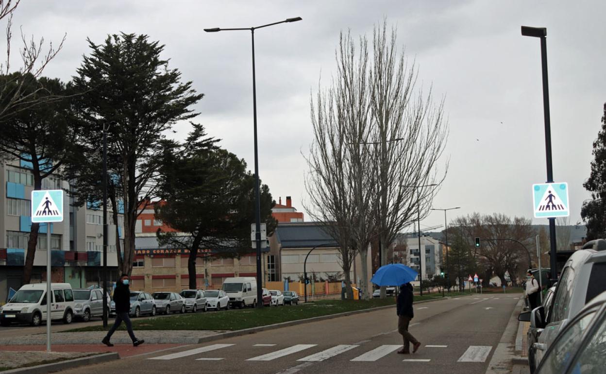 En San Cristóbal se ha puesto este año uno de los pasos inteligentes.