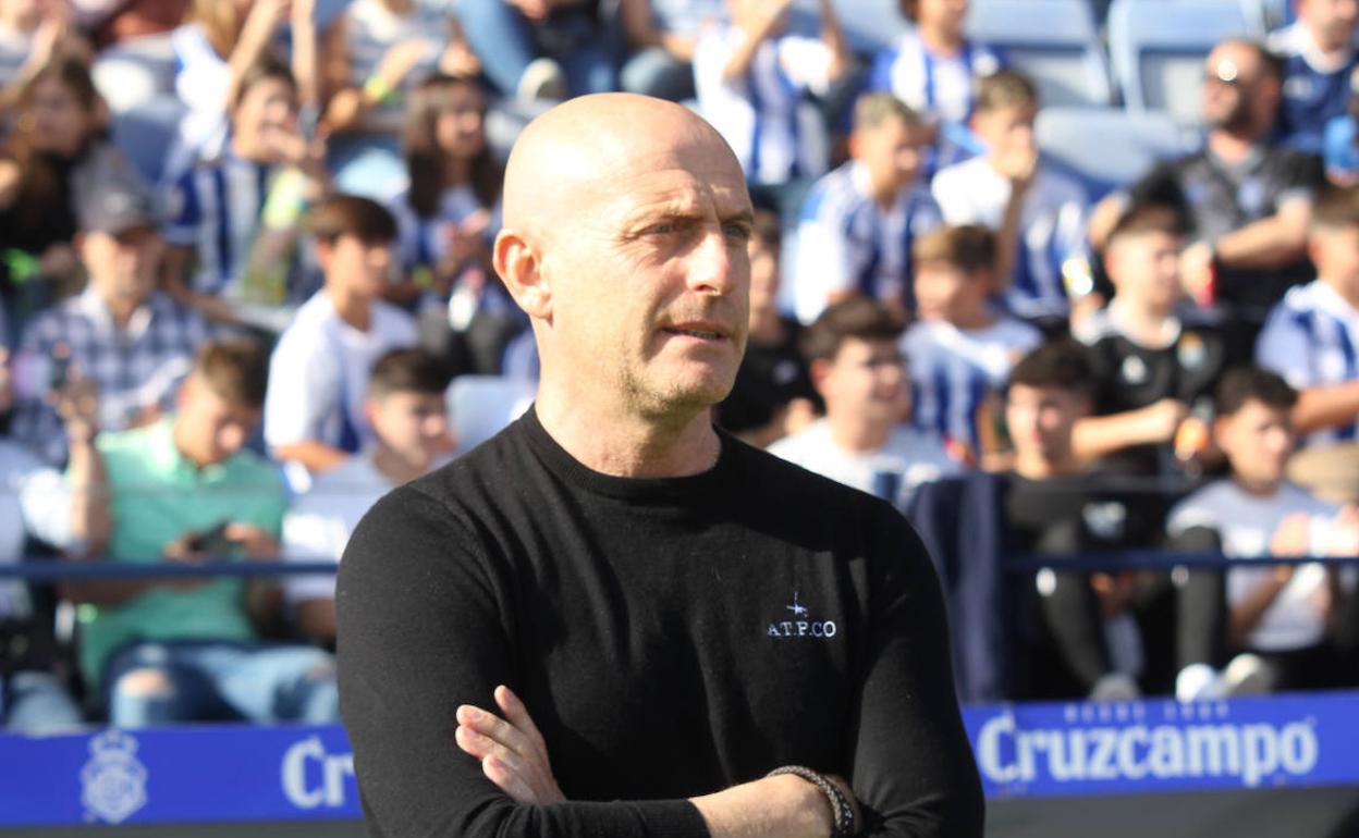 Julián Calero, técnico del Burgos CF. 