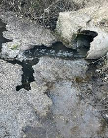 Imagen secundaria 2 - Arriba, planta de Sotillo de la Ribera; abajo, a la izquierda, planta de Quintana Martín Galíndez y a la dcha. actual vertido en Sotillo. 