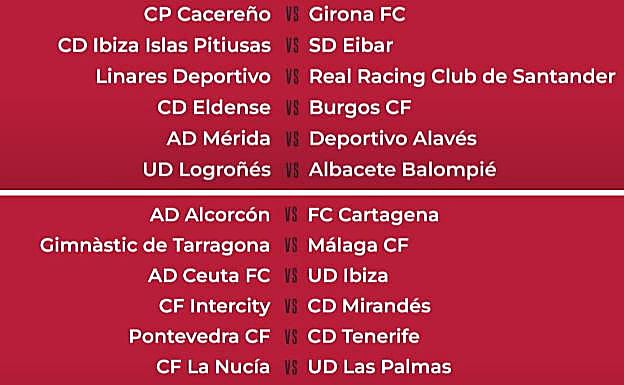El Burgos CF se medirá al Eldense y el Mirandés se enfrentará al Intercity en Copa del Rey