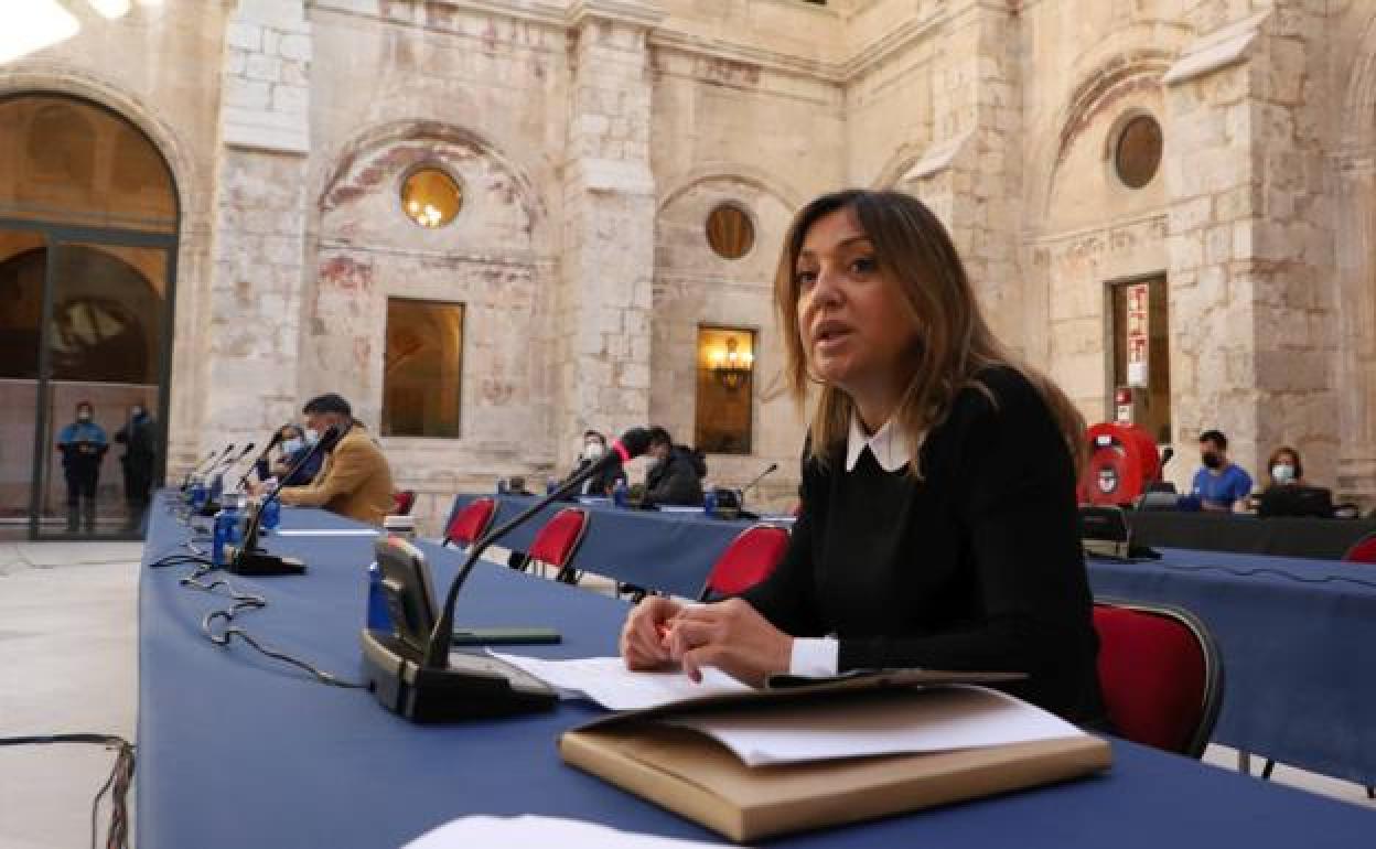 Carolina Blasco, portavoz del PP en el Ayuntamiento de Burgos.