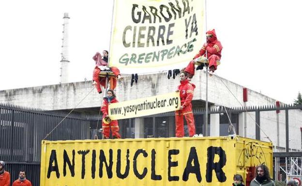 Garoña ha estado siempre en el objetivo de las organizaciones ecologistas. 