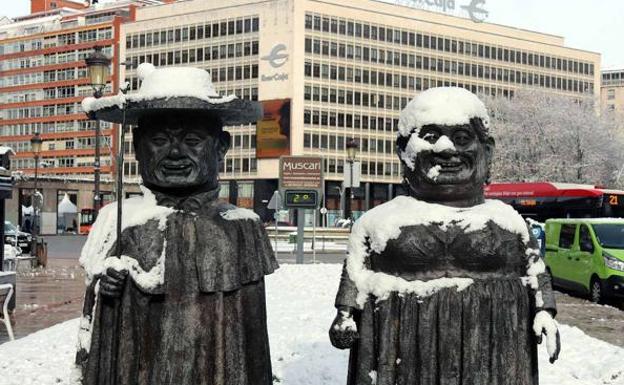 La Aemet alerta de la llegada de la nieve a Burgos este sábado