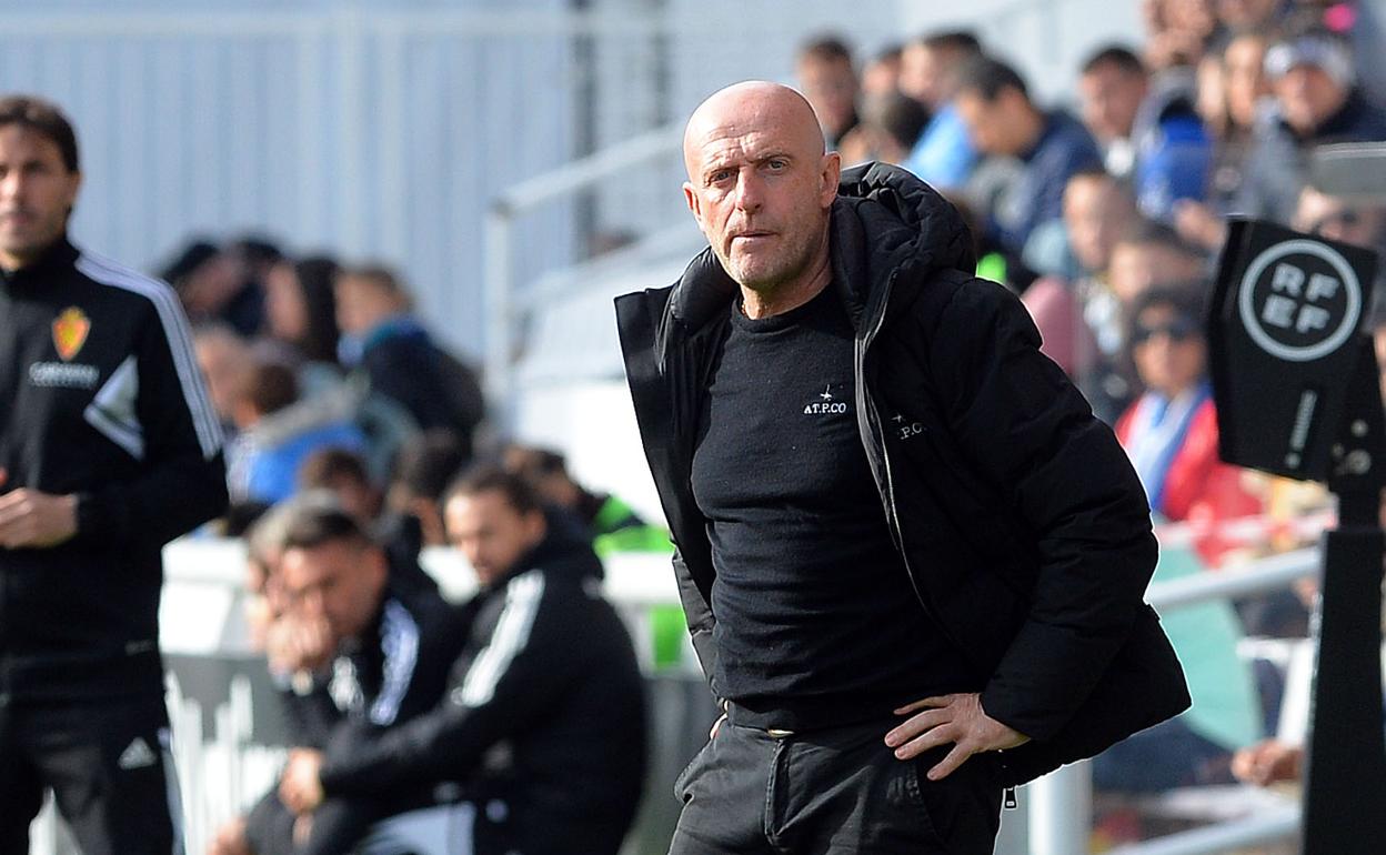 Julián Calero, entrenador del Burgos CF. 