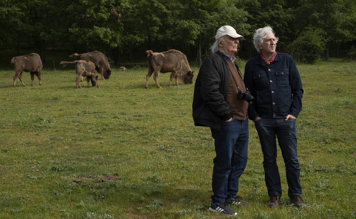 Carlos Saura y Arsuaga en Burgos.