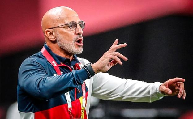 Luis de la Fuente, al frente de la selección olímpica española. 