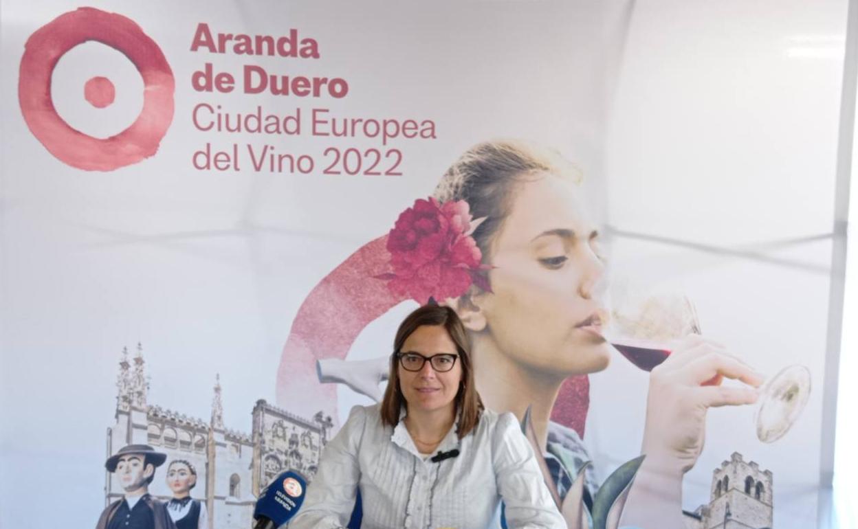 Olga Maderuelo, concejala de Promoción, Innovación y Turismo de Aranda de Duero.