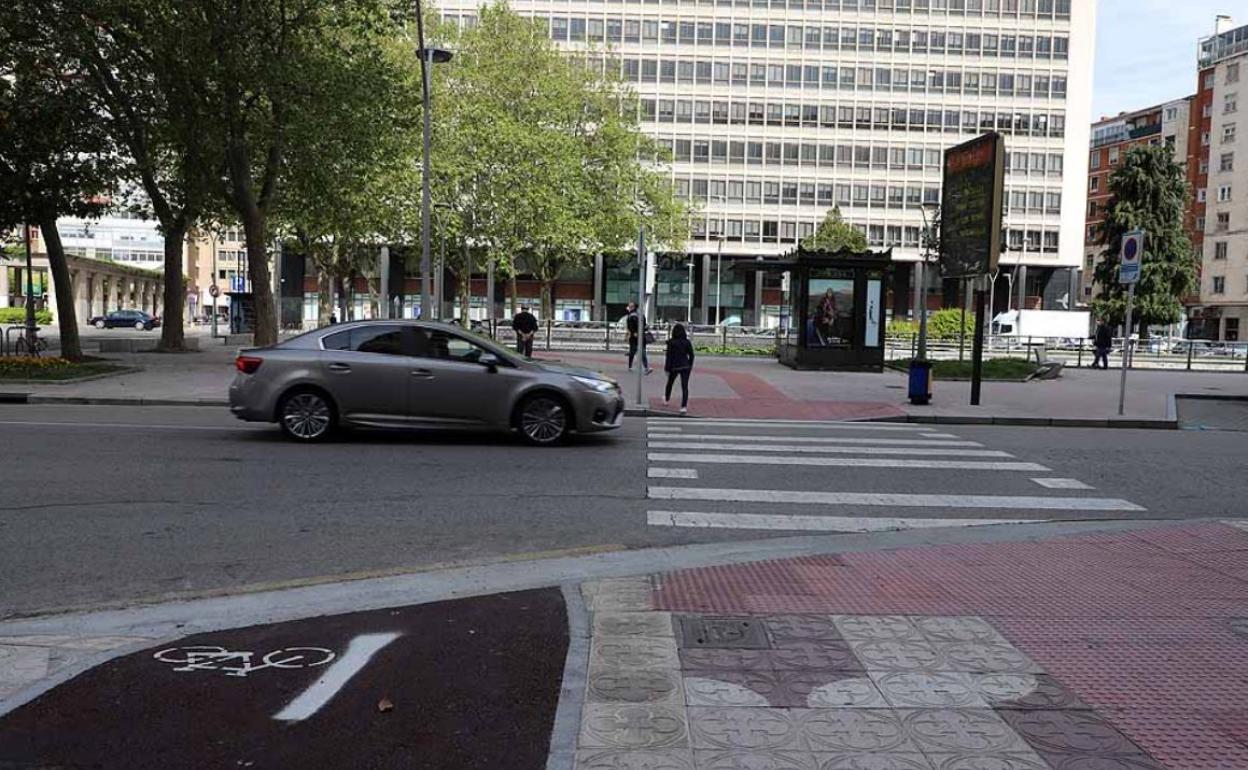 El carril bici conectará la Avenida de Cantabria con Plaza de España.