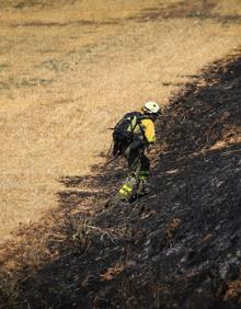 Imagen secundaria 2 - El incendio del Arlanza calcinó miles de hectáreas. 