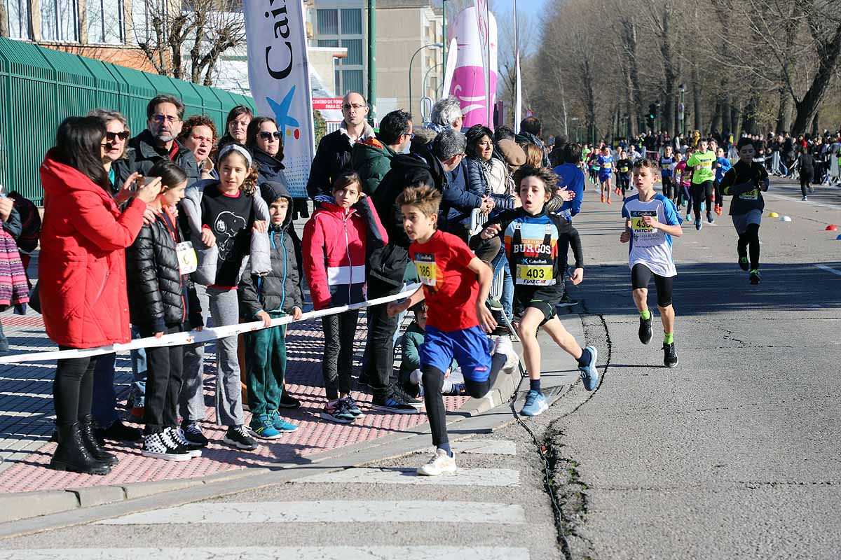 Fotos: Deportividad y gran participación en la San Silvestre infantil de Burgos