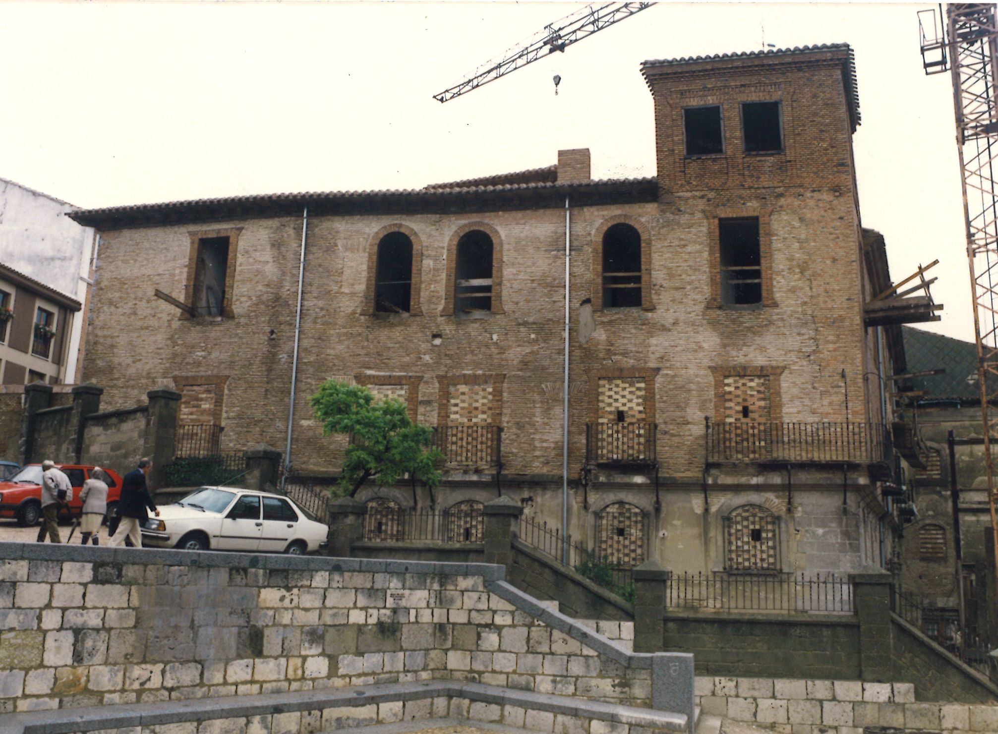 Imagen de las últimas obras de rehabilitación llevadas a cabo por el Ayuntamiento en el palacio de Castilfalé.