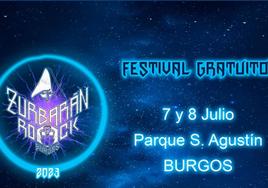 El Zurbarán Rock Burgos vuelve al parque de San Agustín el 7 y 8 de julio